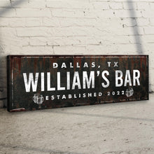 Load image into Gallery viewer, Rustic Bar Sign
