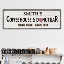 Load image into Gallery viewer, Coffee House And Donut Bar Sign II