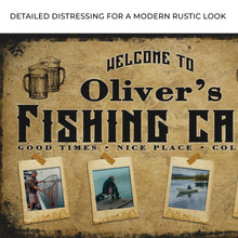 Load image into Gallery viewer, Welcome Fishing Cave Sign