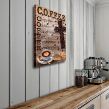 Load image into Gallery viewer, Christ And Coffee Faith Sign III