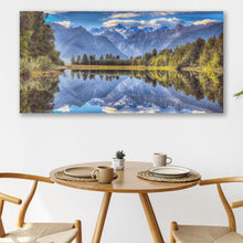 Load image into Gallery viewer, "Mirror Lake", Lake Matheson Canvas Wall Art