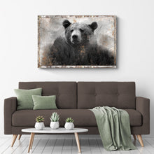 Load image into Gallery viewer, Animals Forest Bear Brown Canvas Wall Art