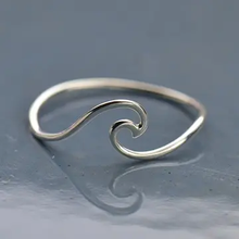 Load image into Gallery viewer, Sterling Silver Wave Ring