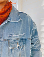 Load image into Gallery viewer, What a Friend In Jesus Denim Jacket