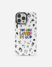 Load image into Gallery viewer, White You Are Loved By God Phone Case