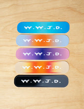 Load image into Gallery viewer, WWJD Gradient Sticker Pack