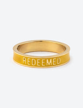 Load image into Gallery viewer, Yellow Enamel Redeemed Ring