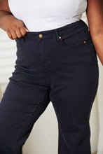 Load image into Gallery viewer, Judy Blue Full Size High Waist Tummy Control Garment Dyed Wide Cropped Jeans