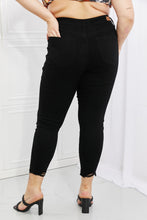 Load image into Gallery viewer, Judy Blue Mila Full Size High Waisted Shark Bite Hem Skinny Jeans