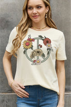 Load image into Gallery viewer, Simply Love Full Size Flower Graphic Cotton Tee