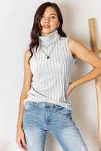 Load image into Gallery viewer, Basic Bae Full Size Ribbed Turtleneck Tank