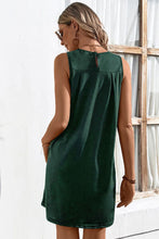 Load image into Gallery viewer, Round Neck Sleeveless Mini Dress