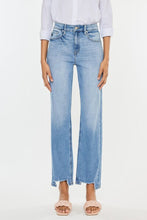 Load image into Gallery viewer, Kancan High Waist Raw Hem Straight Jeans