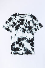 Load image into Gallery viewer, Tie-Dye Round Neck Short Sleeve Tunic Tee