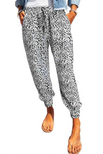 Load image into Gallery viewer, Leopard Pocketed Long Pants