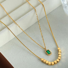 Load image into Gallery viewer, 18K Gold-Plated Double-Layered Necklace