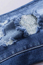 Load image into Gallery viewer, Distressed Flared Jeans with Pockets