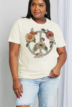 Load image into Gallery viewer, Simply Love Full Size Flower Graphic Cotton Tee