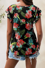 Load image into Gallery viewer, Printed Round Neck Short Sleeve T-Shirt