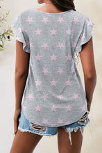 Load image into Gallery viewer, Printed Round Neck Short Sleeve T-Shirt