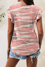 Load image into Gallery viewer, Printed Round Neck Short Sleeve T-Shirt