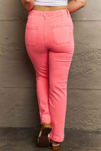 Load image into Gallery viewer, RISEN Kenya Full Size High Waist Side Twill Straight Jeans