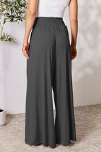 Load image into Gallery viewer, Double Take Full Size Smocked Wide Waistband Wide Leg Pants