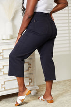 Load image into Gallery viewer, Judy Blue Full Size High Waist Tummy Control Garment Dyed Wide Cropped Jeans