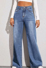 Load image into Gallery viewer, High Waist Wide Leg Jeans