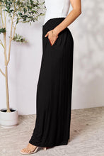 Load image into Gallery viewer, Double Take Full Size Smocked Wide Waistband Wide Leg Pants