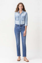 Load image into Gallery viewer, Lovervet Full Size Maggie Midrise Slim Ankle Straight Jeans