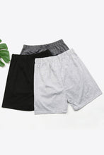 Load image into Gallery viewer, 3-Pack Elastic Waist Shorts