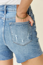 Load image into Gallery viewer, Judy Blue Full Size High Waist Rhinestone Decor Denim Shorts