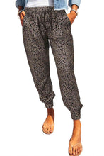 Load image into Gallery viewer, Leopard Pocketed Long Pants