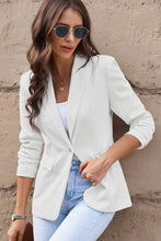 Load image into Gallery viewer, One-Button Flap Pocket Blazer