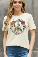 Load image into Gallery viewer, Simply Love Full Size Flower Graphic Cotton Tee