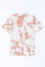 Load image into Gallery viewer, Tie-Dye Round Neck Short Sleeve Tunic Tee