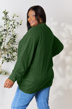 Load image into Gallery viewer, Basic Bae Full Size Ribbed Cocoon Cardigan