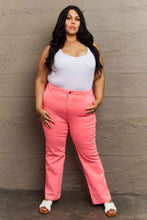 Load image into Gallery viewer, RISEN Kenya Full Size High Waist Side Twill Straight Jeans