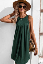 Load image into Gallery viewer, Round Neck Sleeveless Mini Dress