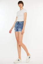 Load image into Gallery viewer, Kancan Distressed Raw Hem High Waist Denim Shorts