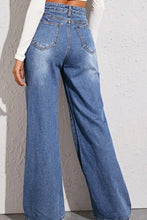 Load image into Gallery viewer, High Waist Wide Leg Jeans