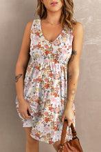 Load image into Gallery viewer, Printed Button Down Sleeveless Magic Dress