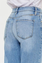 Load image into Gallery viewer, Kancan High Waist Raw Hem Straight Jeans