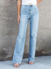 Load image into Gallery viewer, Washed Straight Leg Jeans