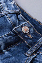 Load image into Gallery viewer, Distressed Flared Jeans with Pockets