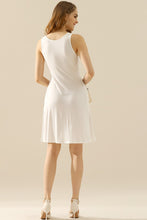 Load image into Gallery viewer, Doublju Full Size Round Neck Ruched Sleeveless Dress with Pockets