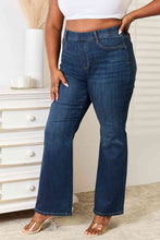 Load image into Gallery viewer, Judy Blue Full Size Elastic Waistband Slim Bootcut Jeans