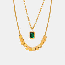 Load image into Gallery viewer, 18K Gold-Plated Double-Layered Necklace