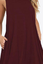 Load image into Gallery viewer, Full Size Round Neck Sleeveless Dress with Pockets